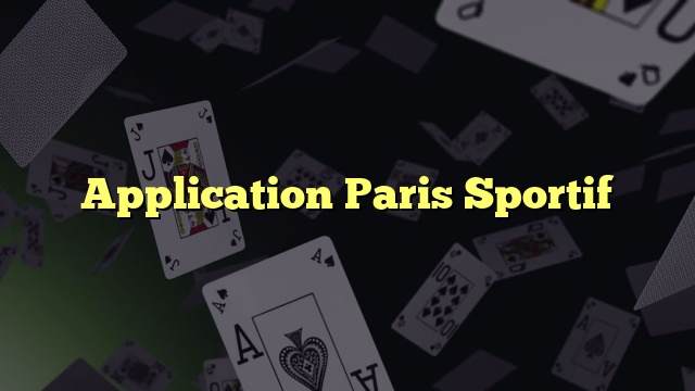 Application Paris Sportif