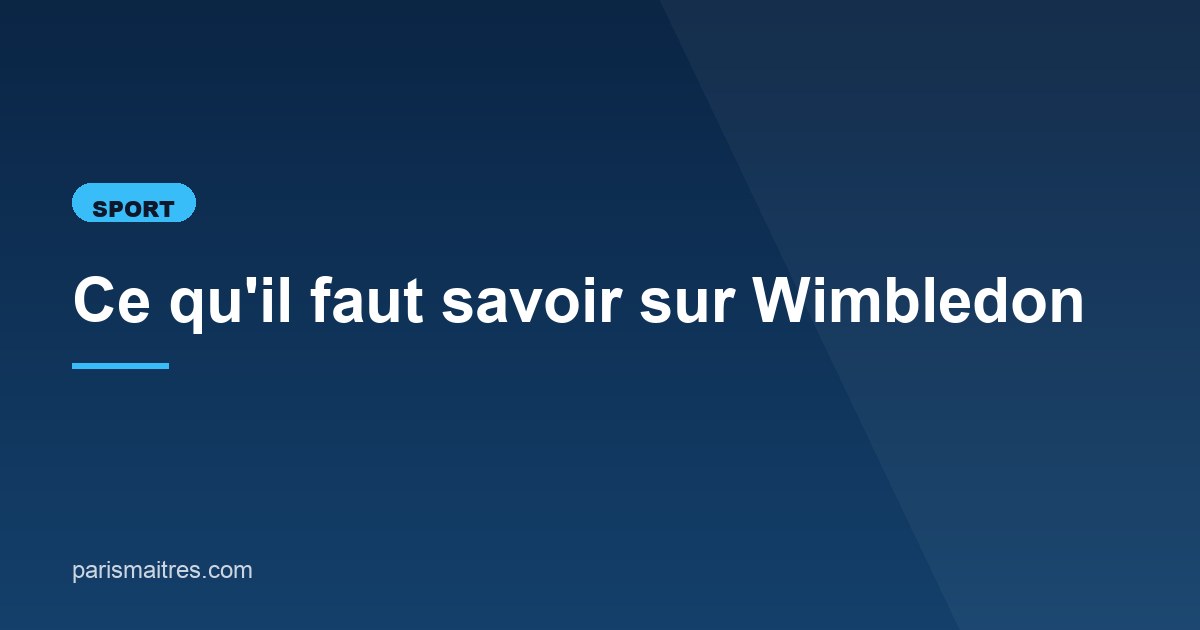 Illustration de l'article consacré à Wimbledon
